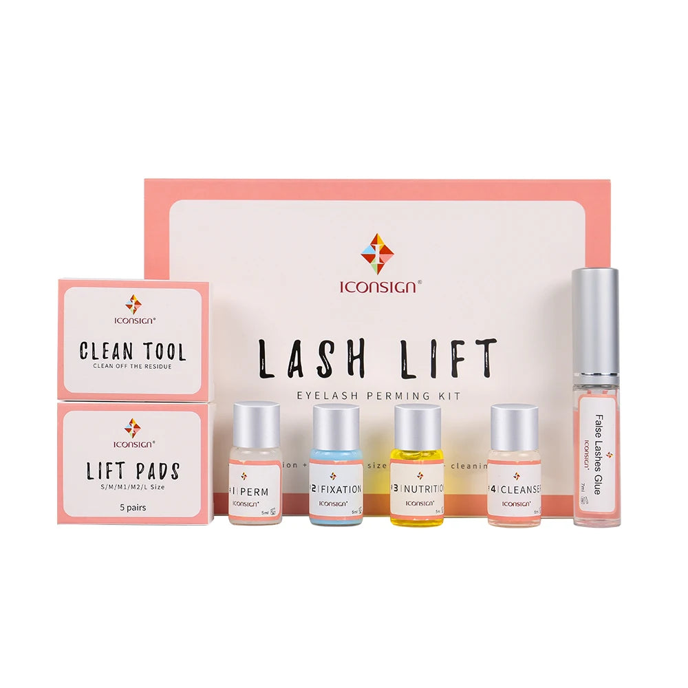 ICONSIGN Lash Lift Kit Lifiting Eyelash Eyelash Enhancer Eyelash Lifting Kit Lash Perm Eye Makeup Can Do Your Logo