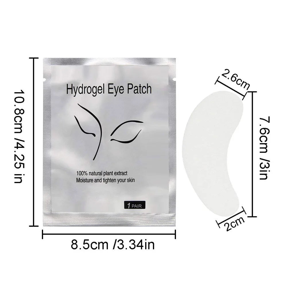 50/100pairs Eyelashes For Eyelash Extensions Eye Pads Pillows Disposable Patch Under Lash Tips Lint Free Sticker Wraps Makeup