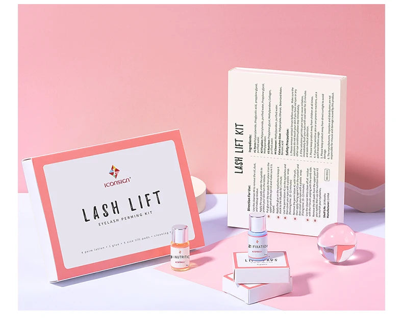 ICONSIGN Lash Lift Kit Lifiting Eyelash Eyelash Enhancer Eyelash Lifting Kit Lash Perm Eye Makeup Can Do Your Logo