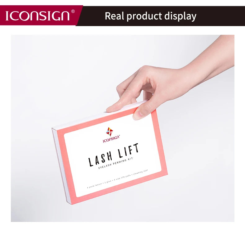 ICONSIGN Lash Lift Kit Lifiting Eyelash Eyelash Enhancer Eyelash Lifting Kit Lash Perm Eye Makeup Can Do Your Logo